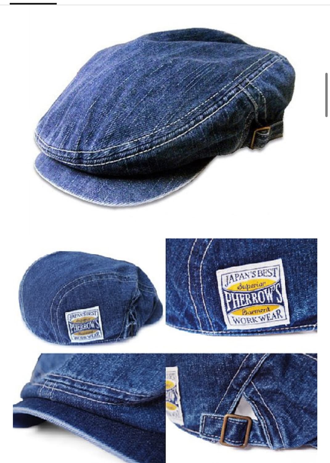 패로우즈 헌팅캡 새상품 상품이미지1