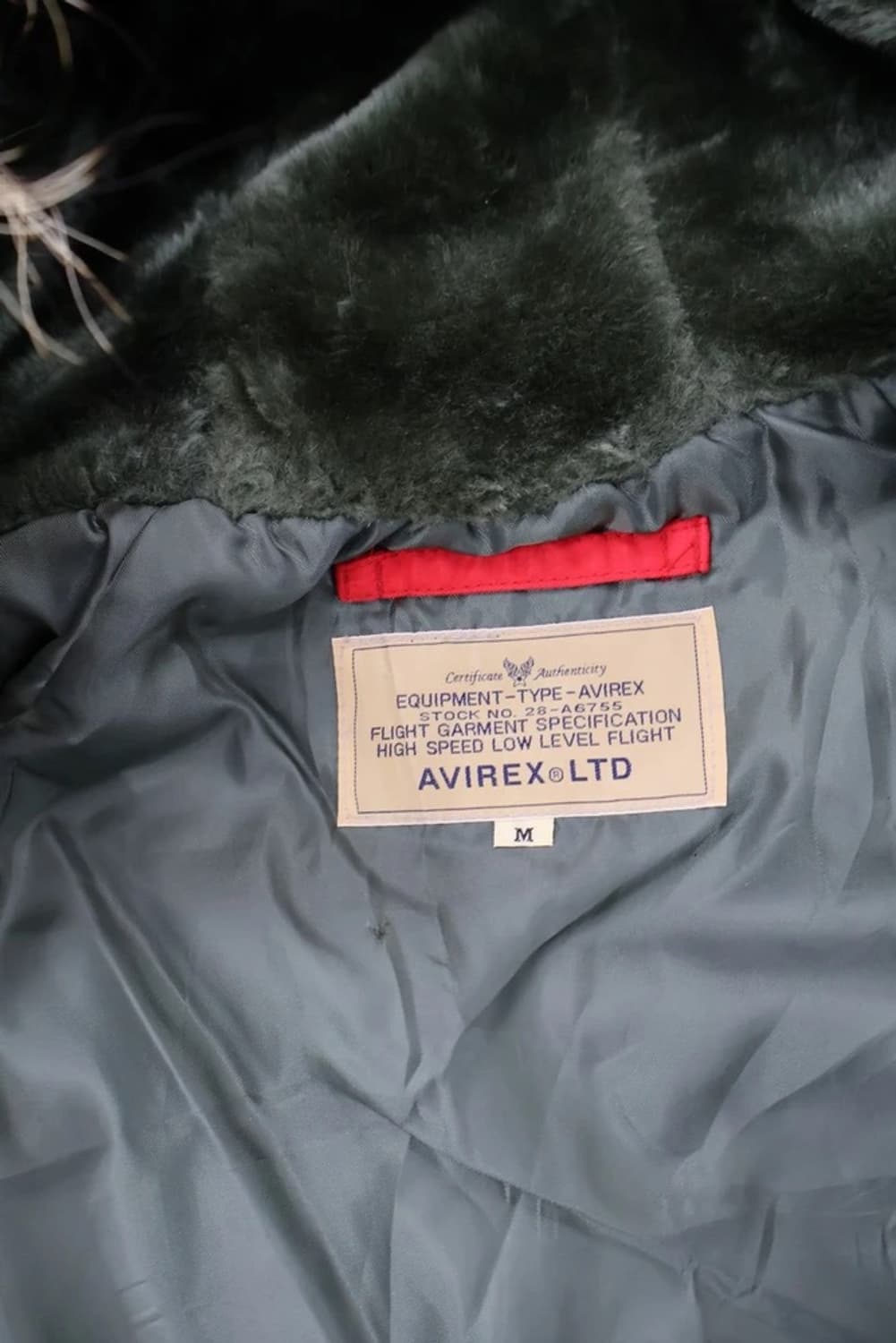 00's AVIREX Fur Hood Military Parka 상품이미지7