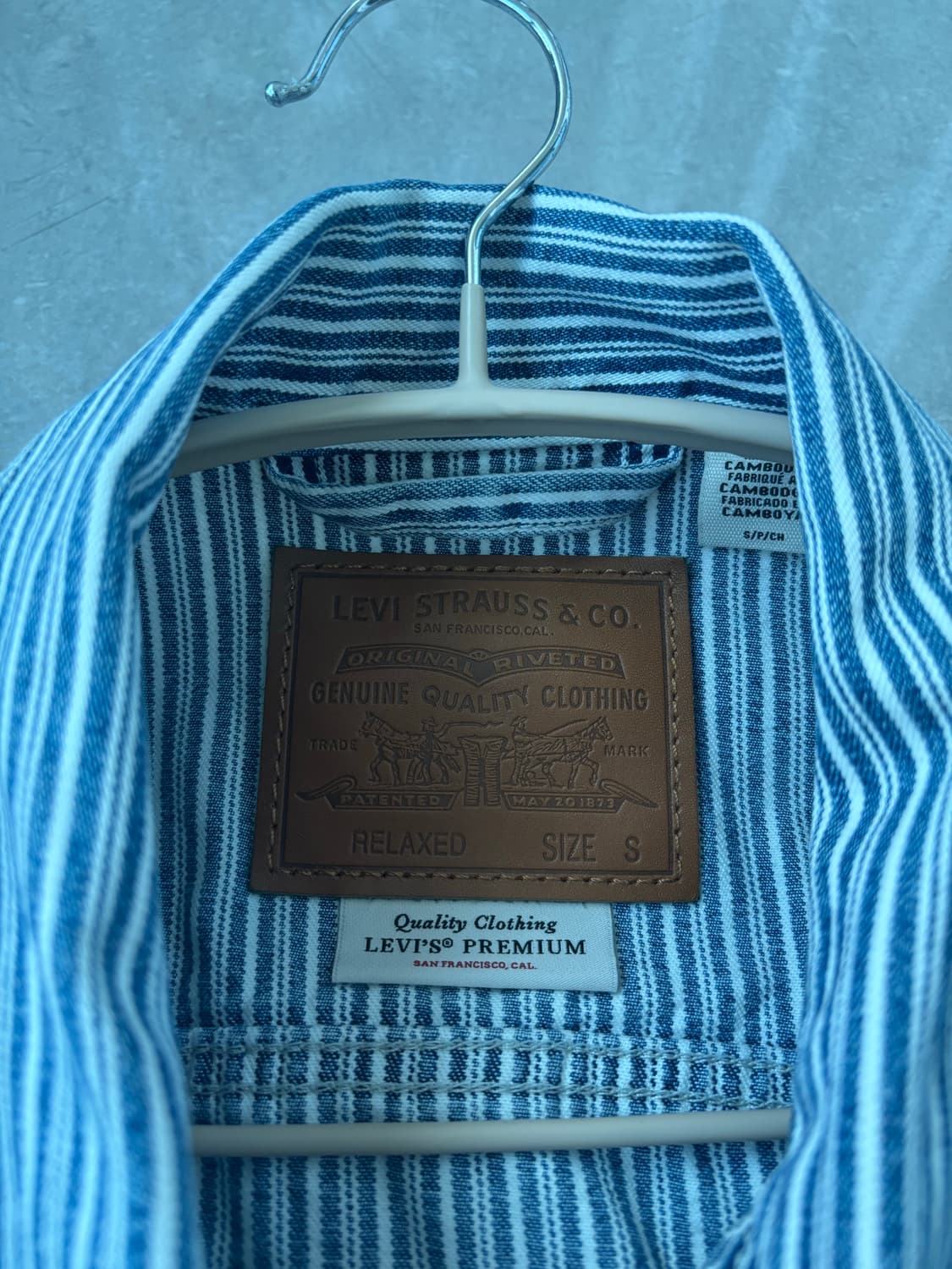 리바이스 타입3 스트라이프 S 상품이미지3