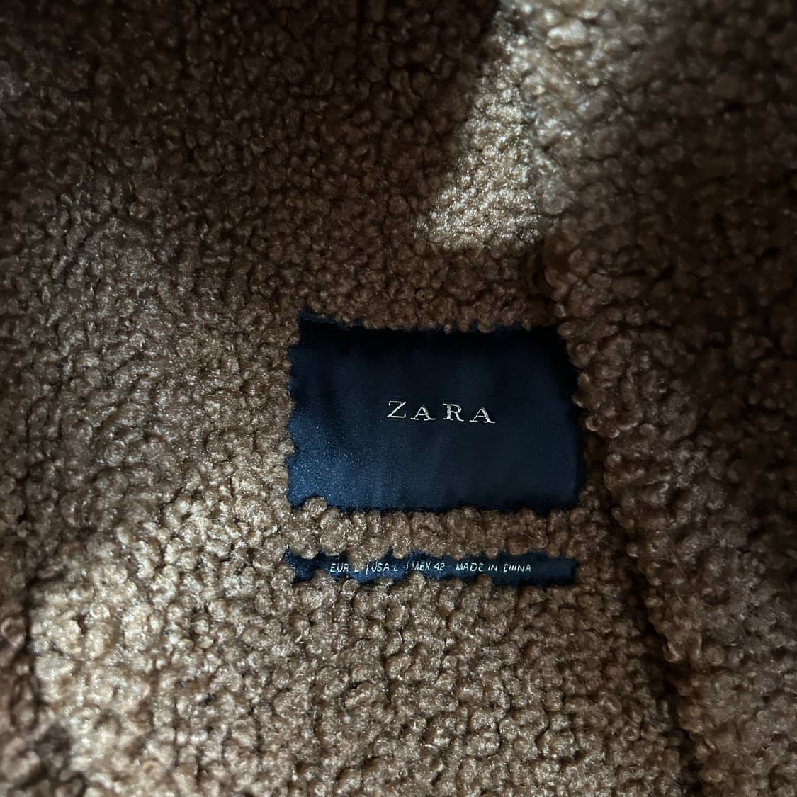 자라 남성 무스탕 L 상품이미지4