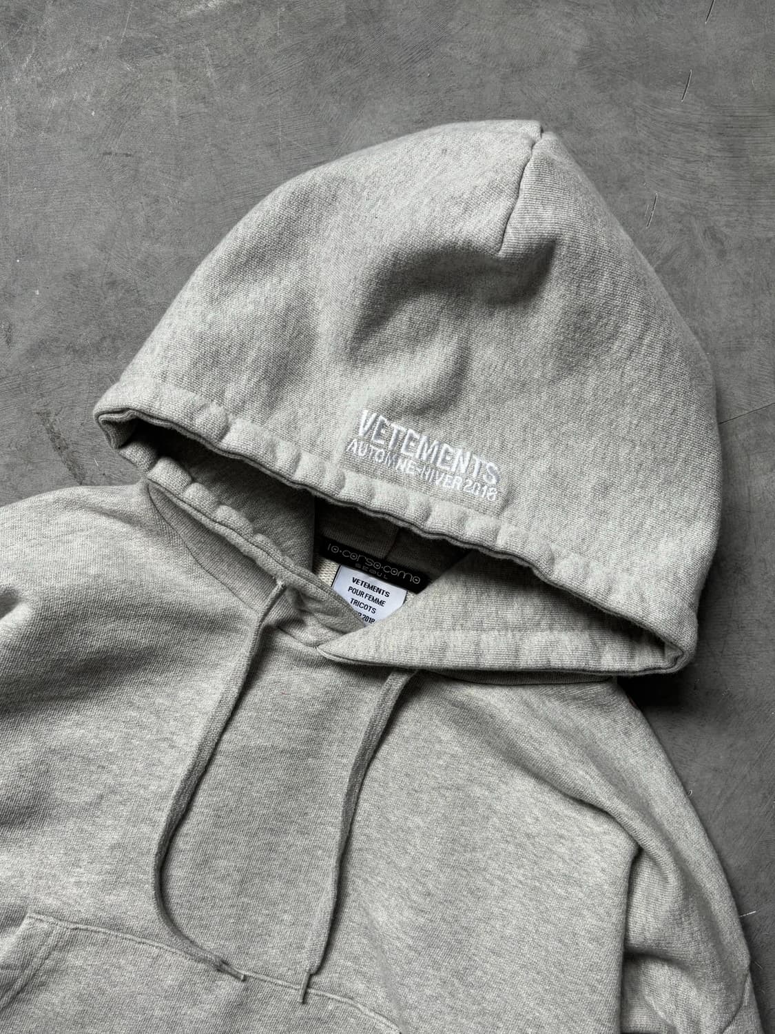 Vetements 베트멍 로고 크롭 후드티 상품이미지6