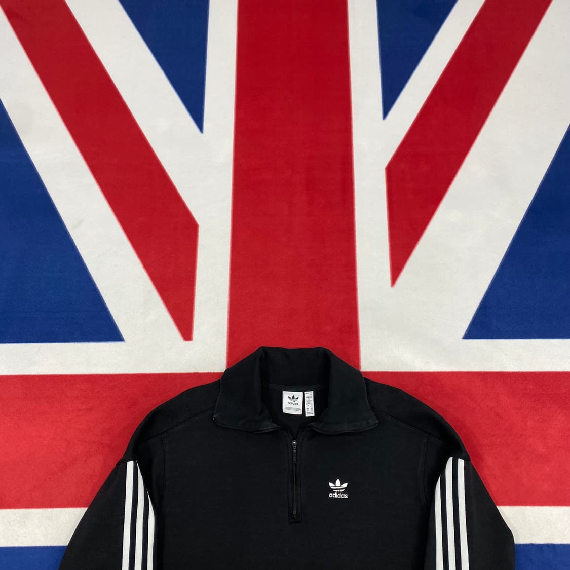 아디다스 반집업 맨투맨  XS 실측 S 상품이미지2