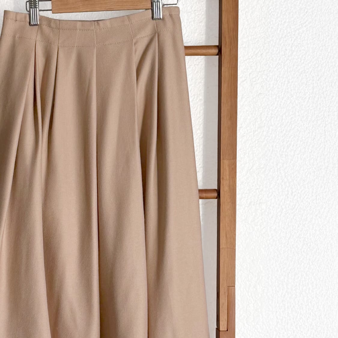 모카베이지 플레어 롱스커트 상품이미지4