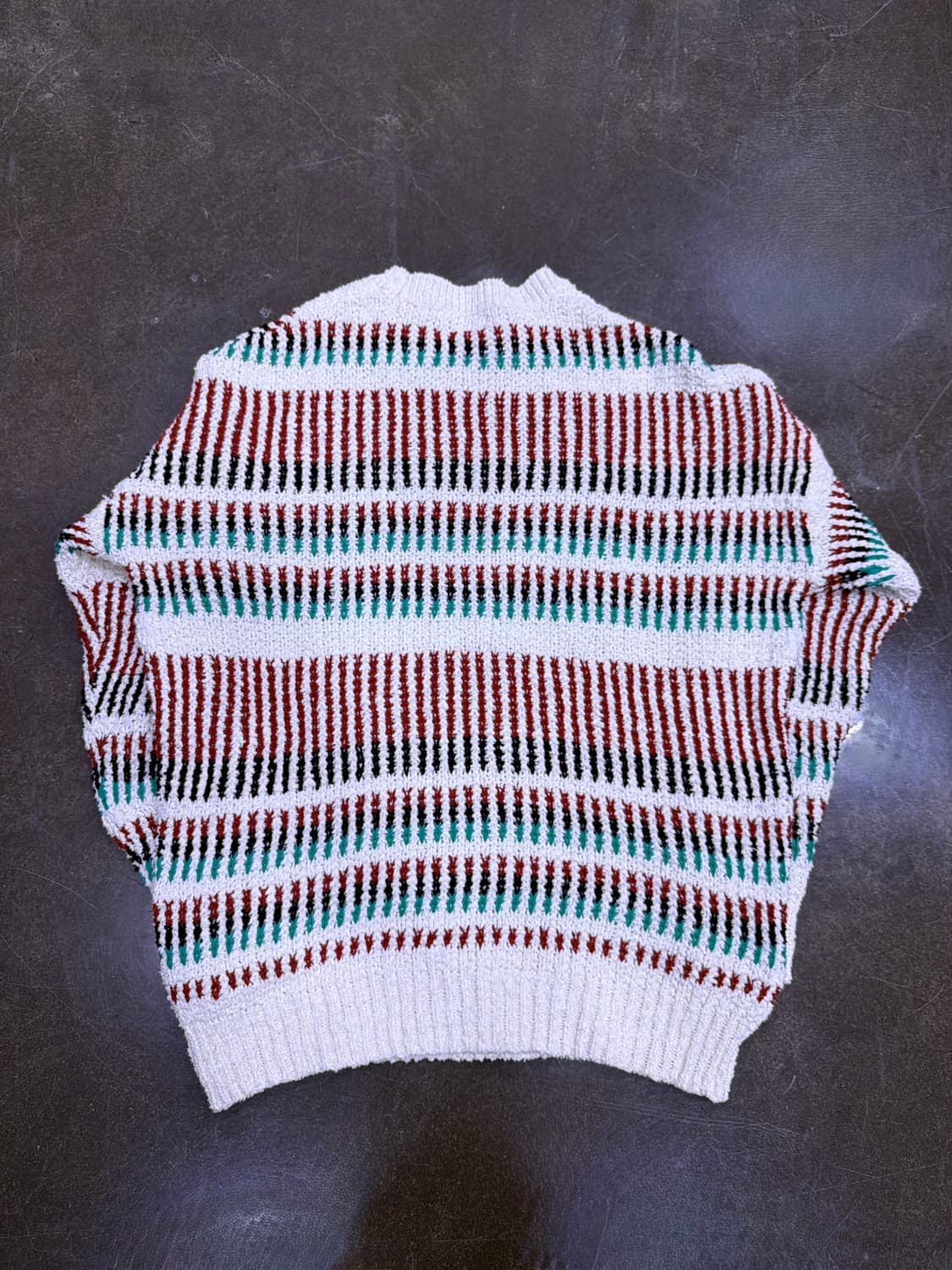 자라 빅 실루엣 스트라이프 패턴 니트 스웨터 XL 상품이미지2