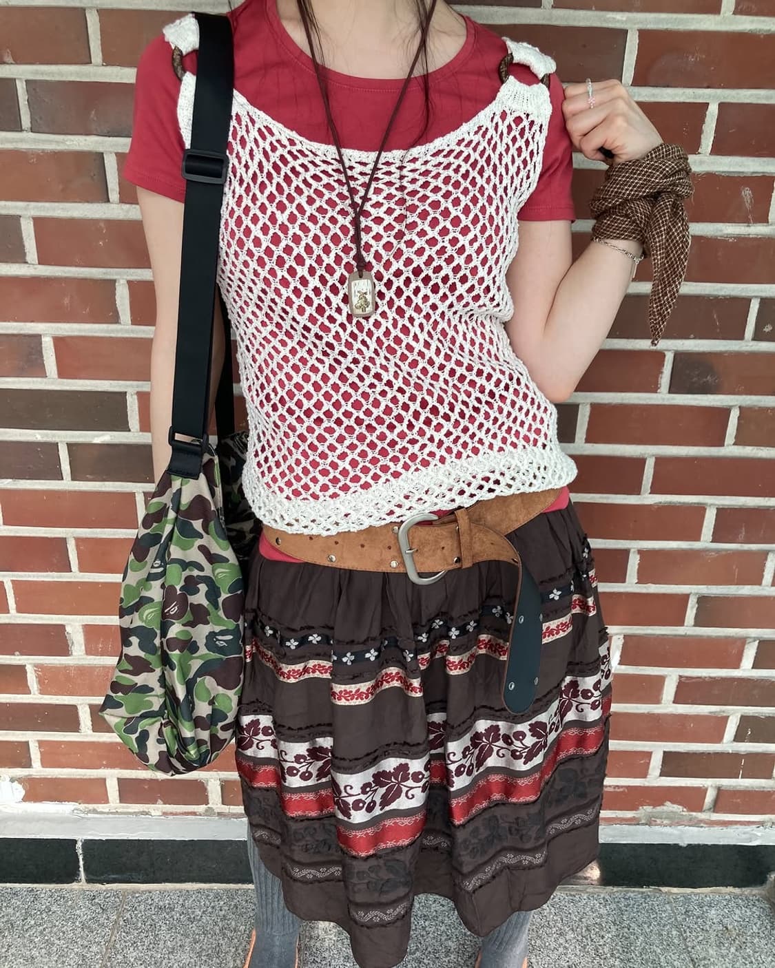 홍로사과 모리걸 빈티지 코디세크 3pcs 상품이미지7