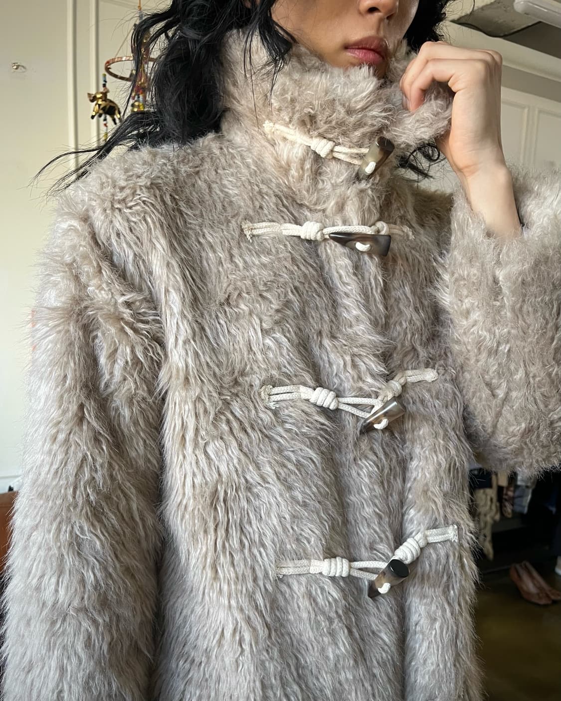 90-00s Tempting Japan Duffle Fur Coat 상품이미지3