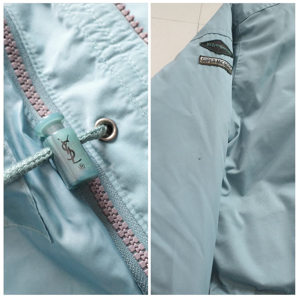 90s YSL 입생로랑 구스다운 내피탈부착 파카 L 상품이미지10