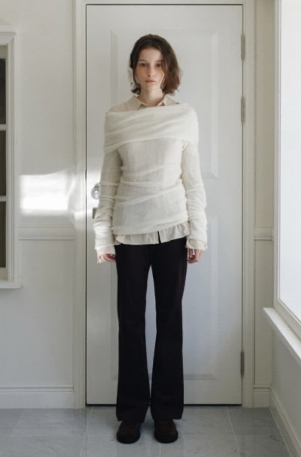 스튜디오테이블 오프숄더 니트 상품이미지2