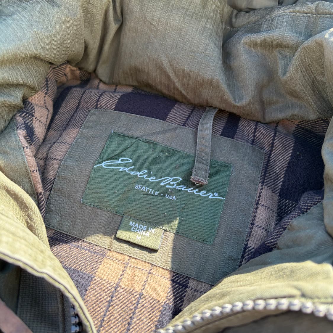 에디바우어 빈티지 구스다운 패딩 자켓 M 상품이미지6