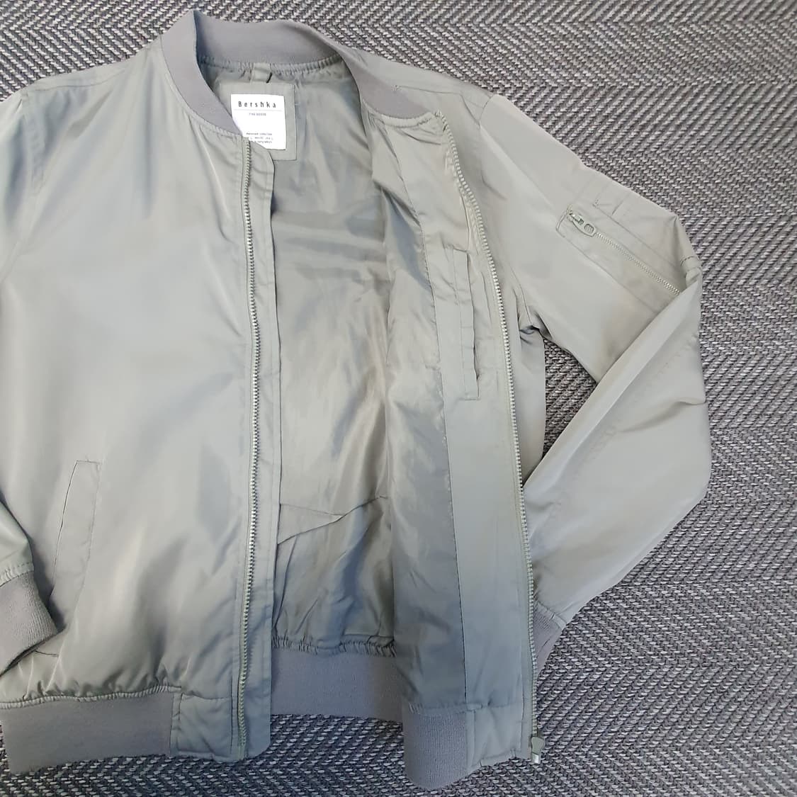 버쉬카 얇은 봄버 집업자켓 남자105 상품이미지5