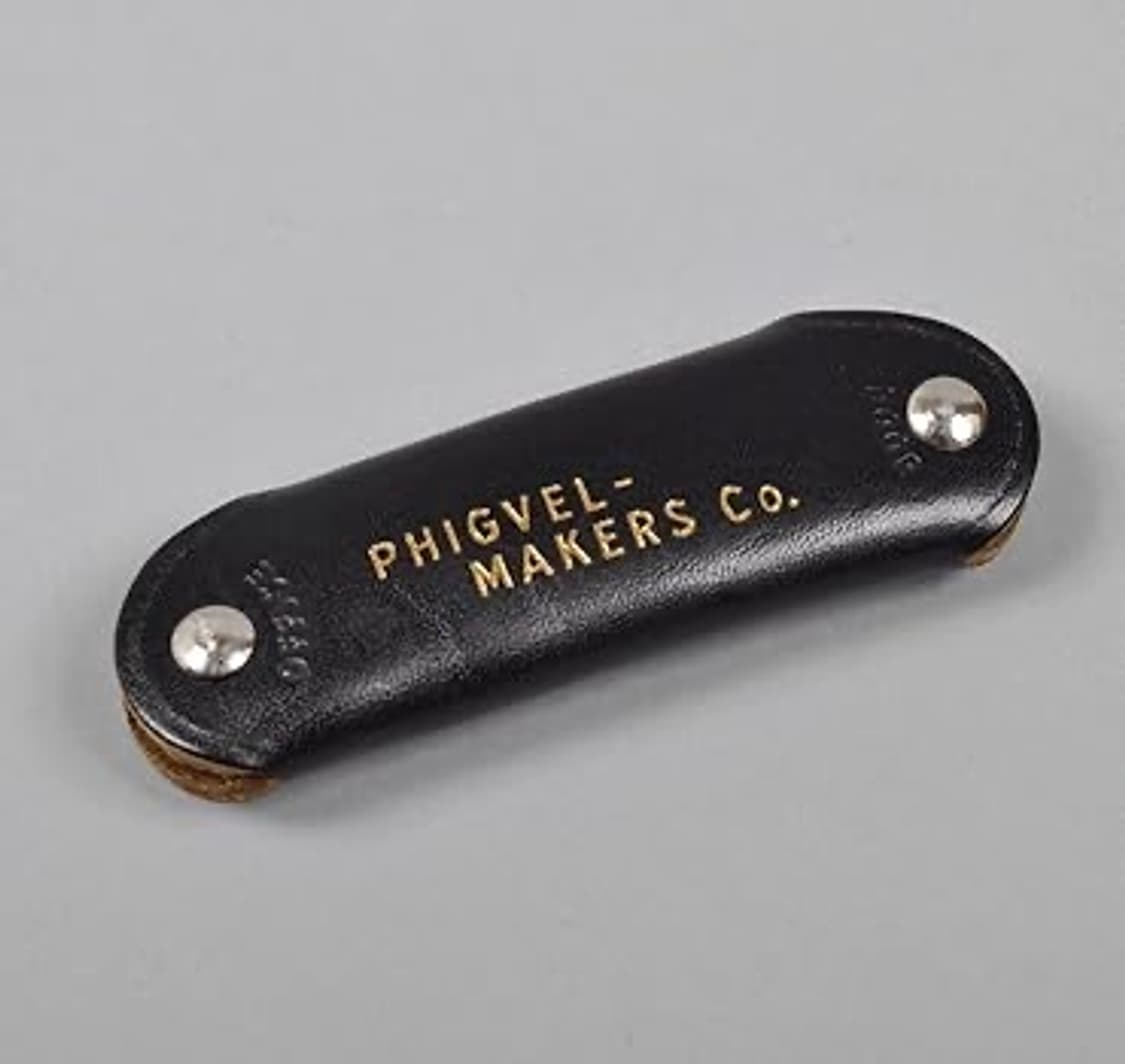 피그벨 가죽 키링 블랙 키홀더 Phigvel 상품이미지5