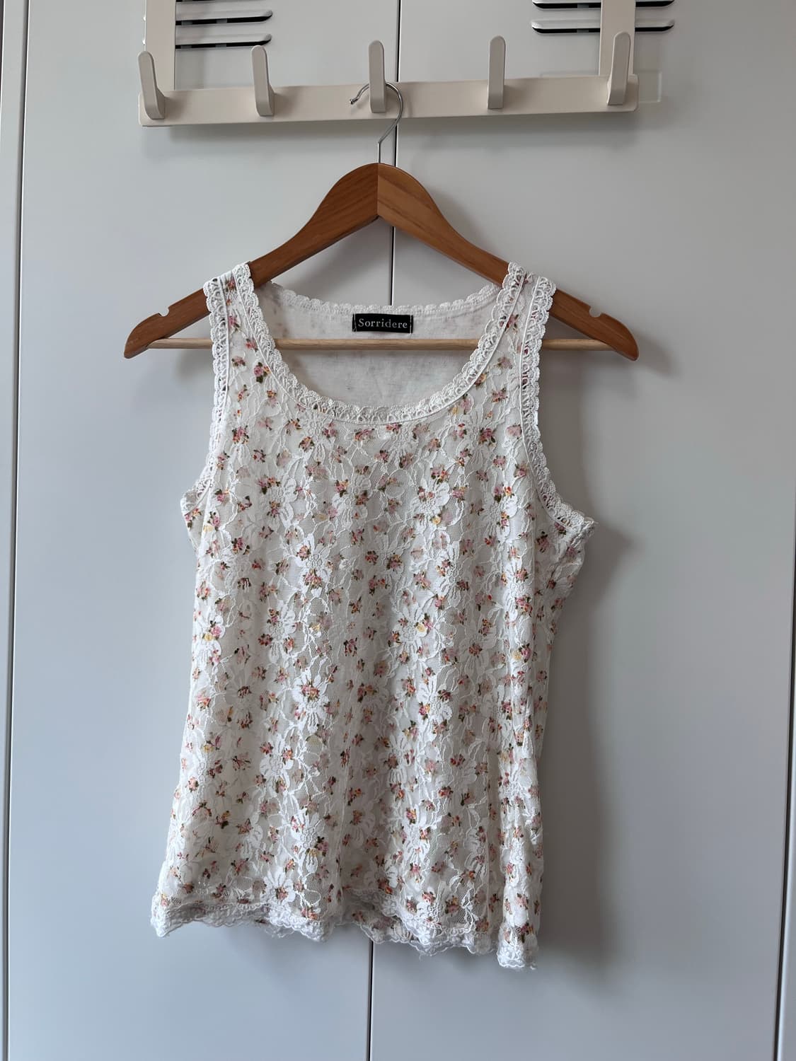 Sorridere 잔꽃 레이스 슬리브리스 상품이미지4