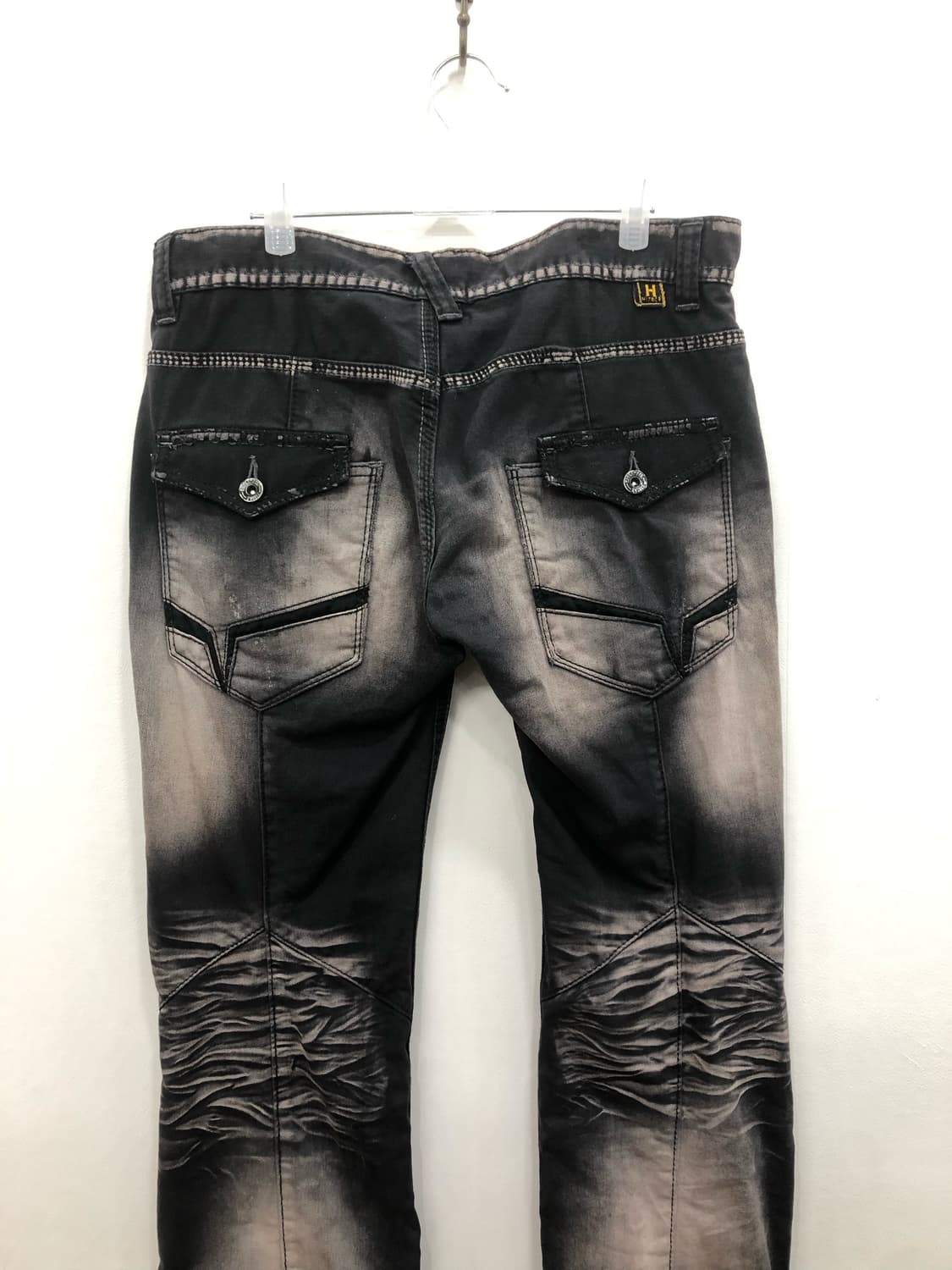 black washed semi bootcut denim pants 상품이미지5