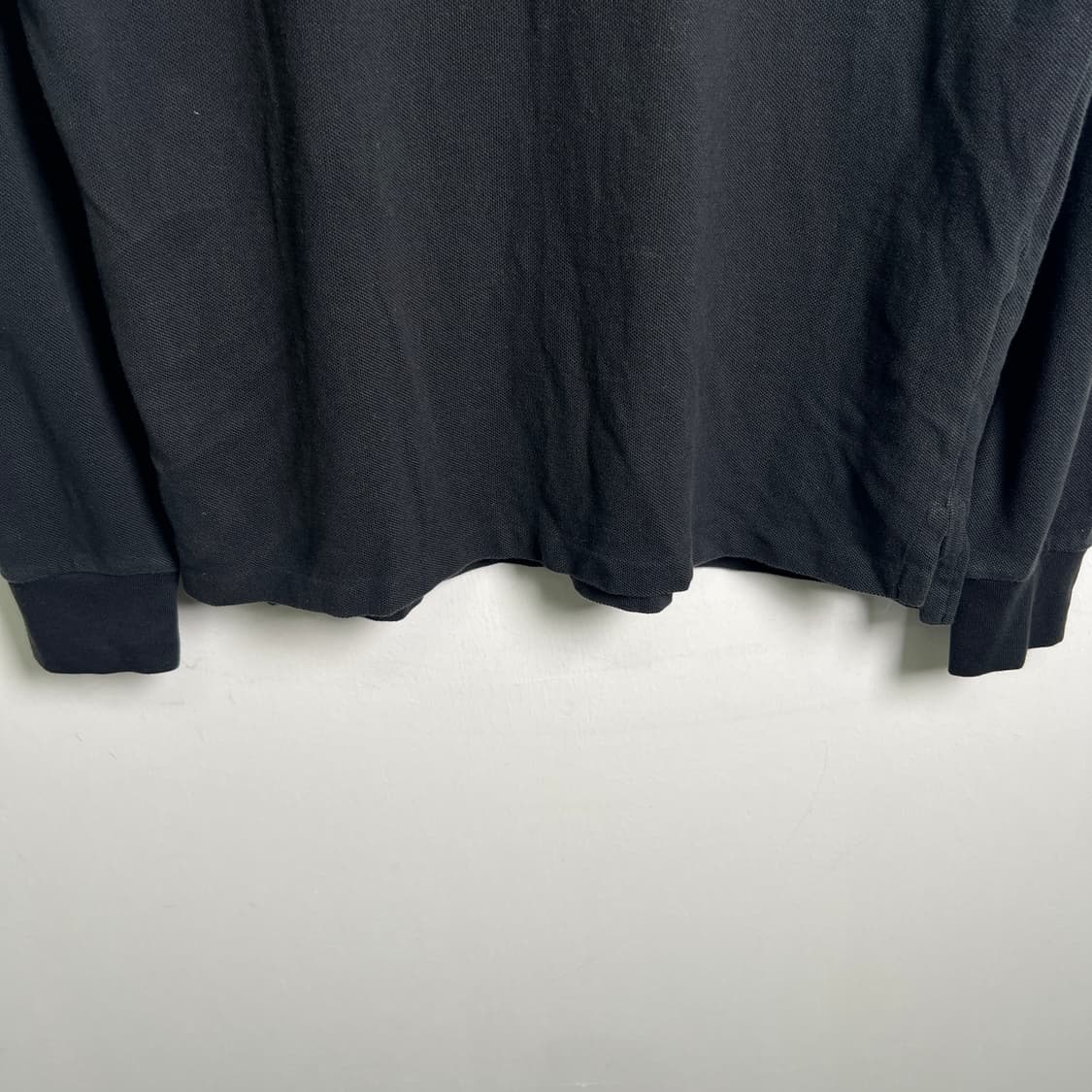 폴로 랄프로렌 블랙 긴팔 폴로 셔츠 M 상품이미지5