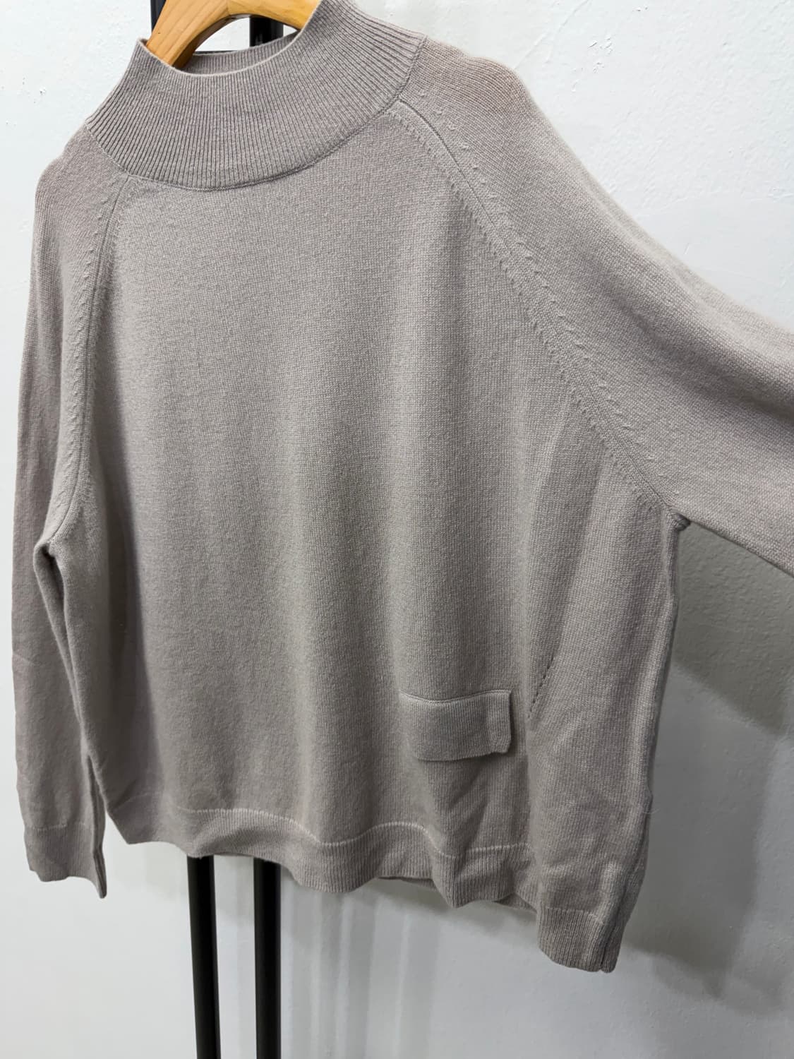 정품) 엘라코닉 캐시미어100 라운드넥 니트 66 상품이미지3