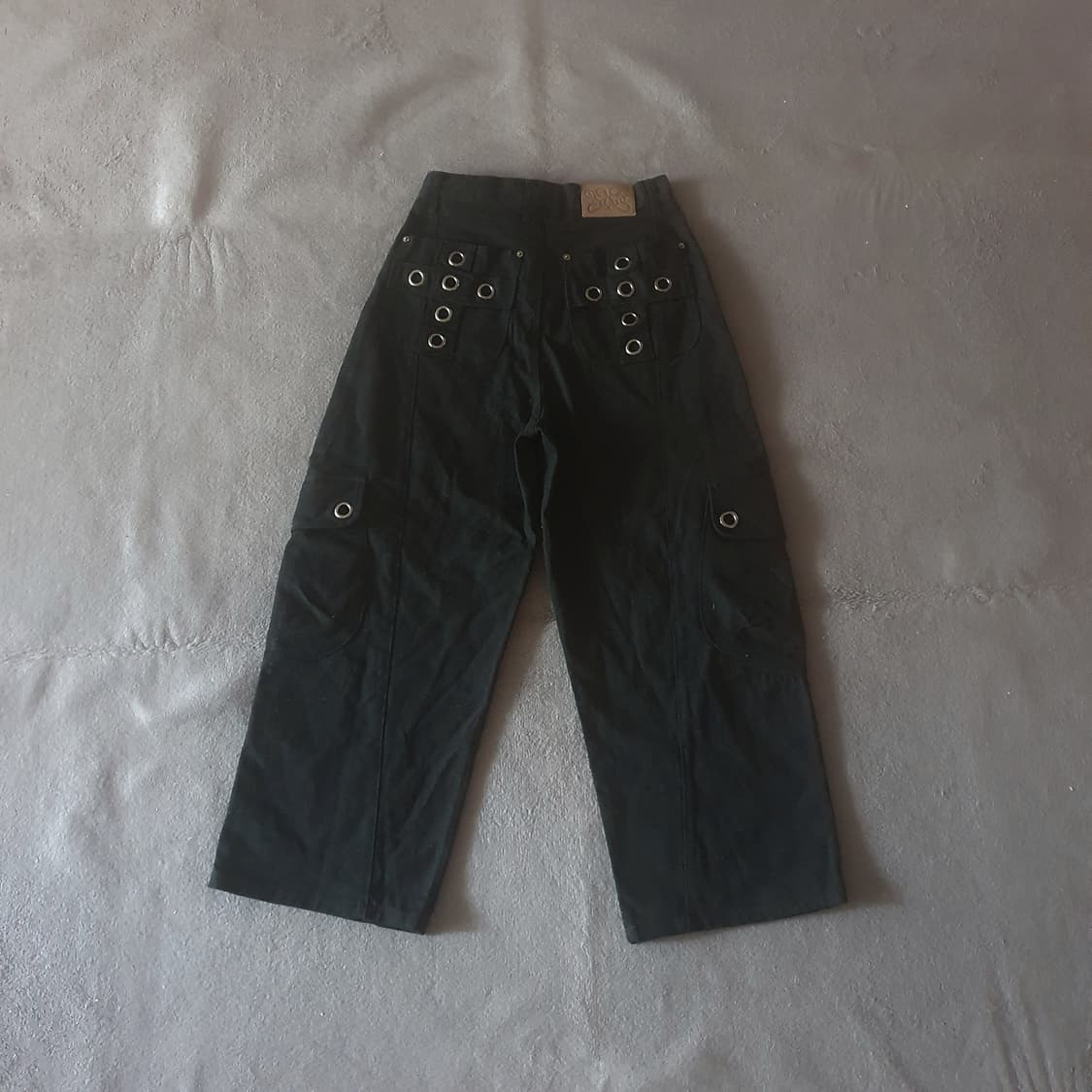 팬시클럽 크로스 포켓 카고 팬츠 1 블랙 상품이미지5