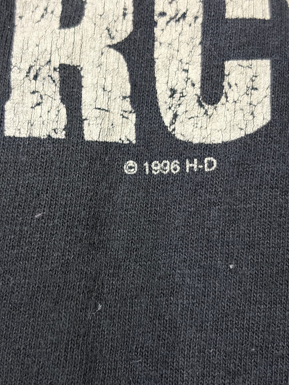 90s 할리데이비슨 프레임 로고 반팔 티셔츠 상품이미지5