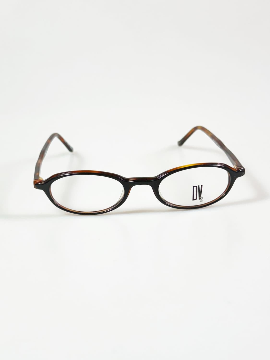 90s DEJAVU 블랙 & 톨토이즈 오벌 뿔테 빈티지 안경 상품이미지3