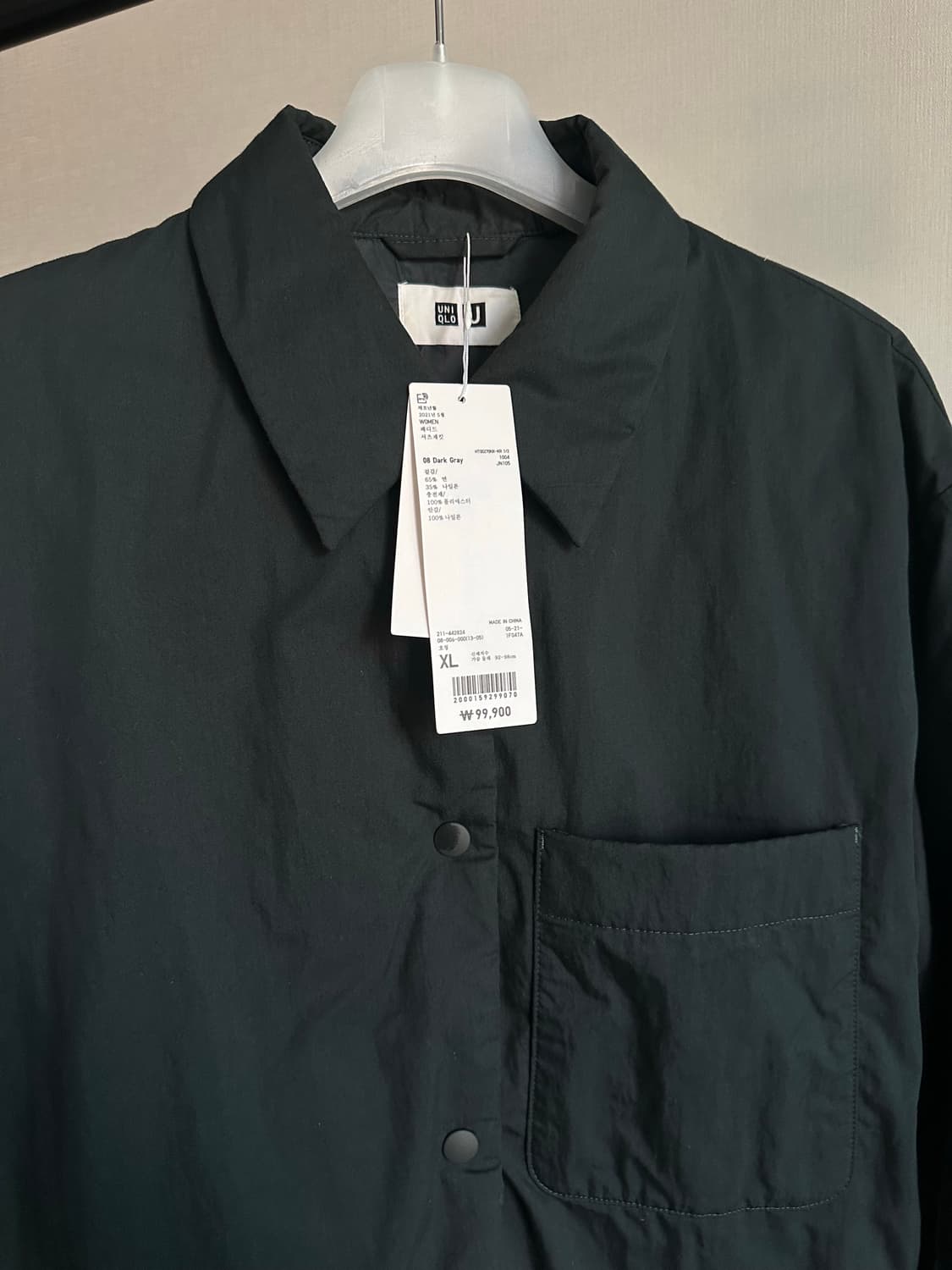 UNIQLO U 우먼스 패디드 셔츠 재킷 상품이미지2