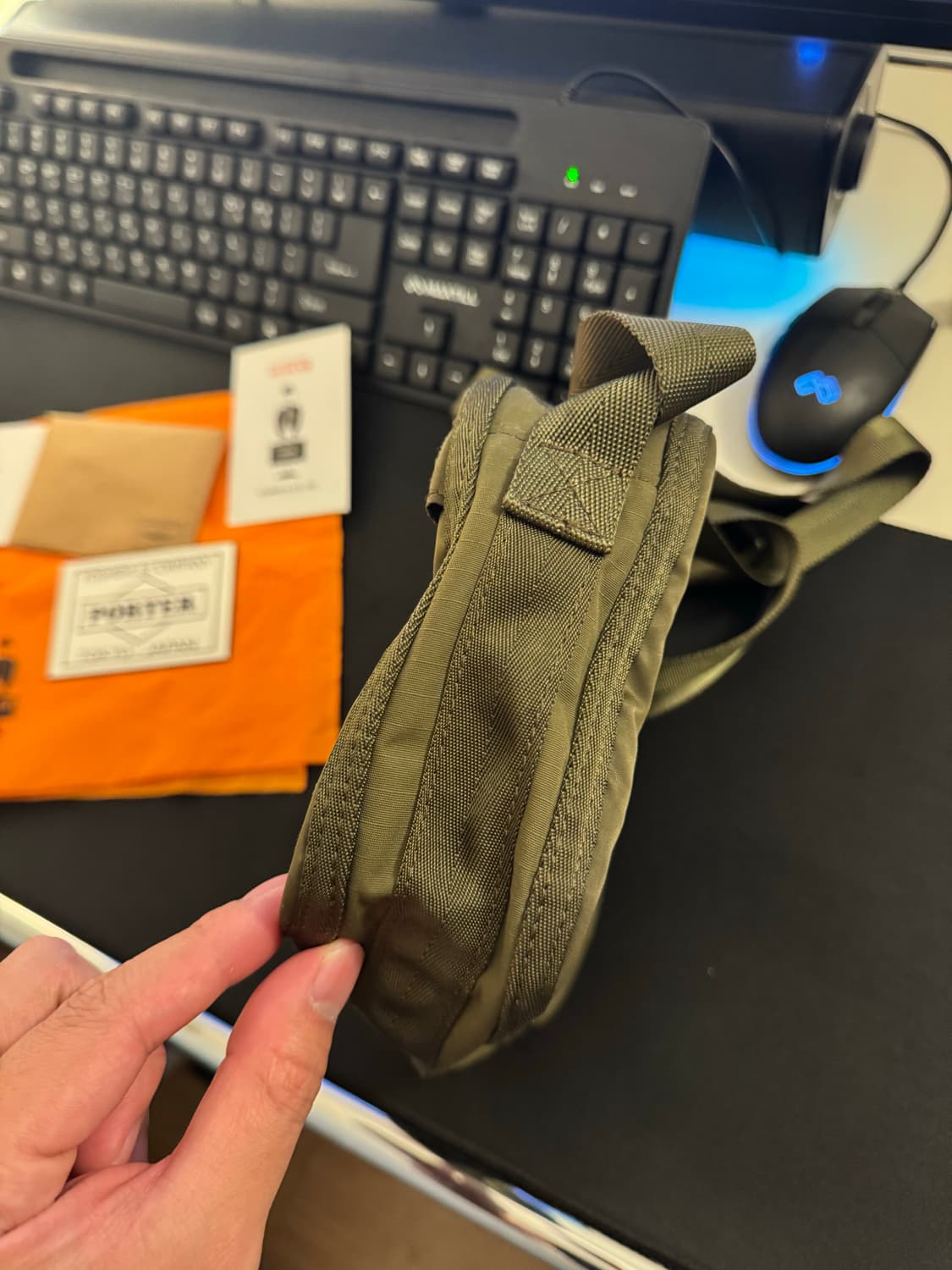 [OS]포터 프레임 숄더백 카키 상품이미지5