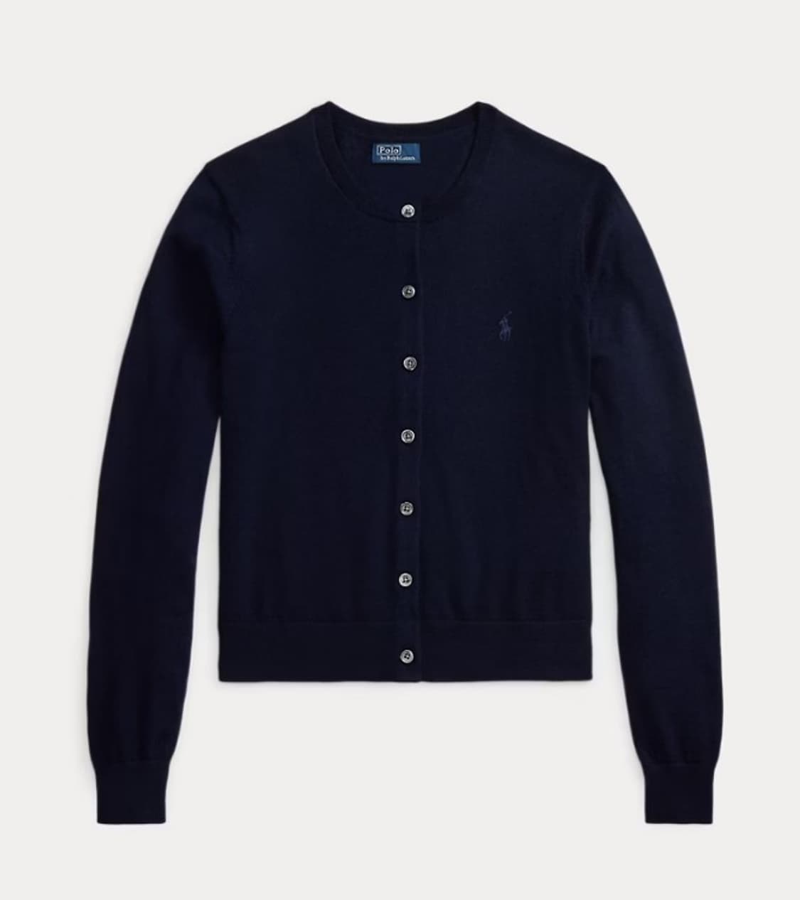 폴로 랄프로렌 포니 울 앙고라 크루넥 가디건 상품이미지1