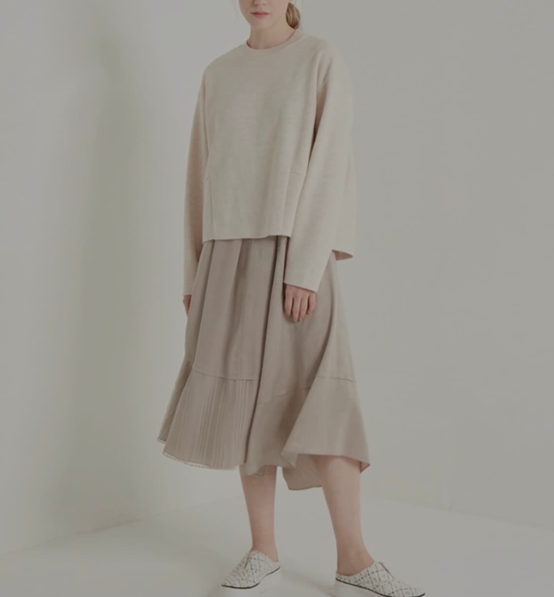 [SJSJ] 고급스러운 톤다운 퍼플 롱 원피스 상품이미지6