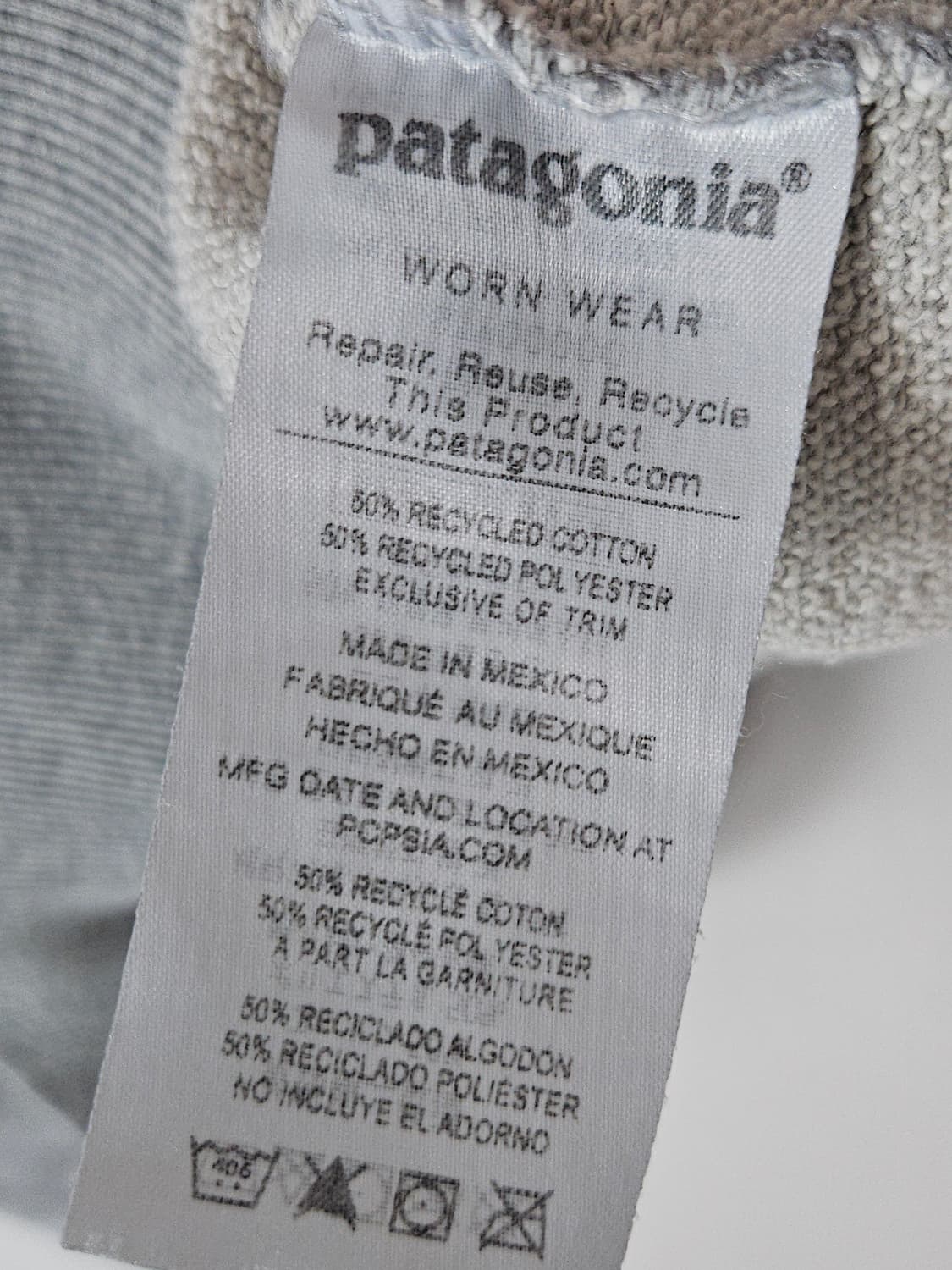 파타고니아 P6 백로고 맨투맨 스웻셔츠 테리 L 상품이미지5