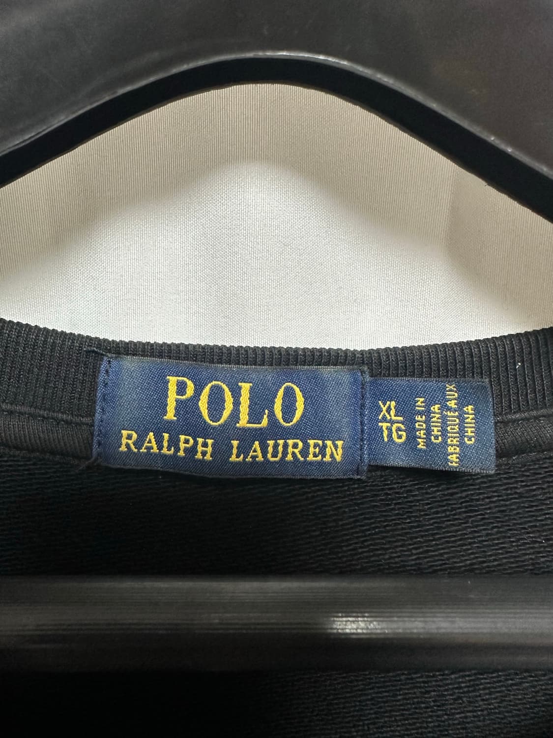 no.98 폴로 랄프로렌 성조기니트폴로베어 맨투맨 블랙 xl 상품이미지3