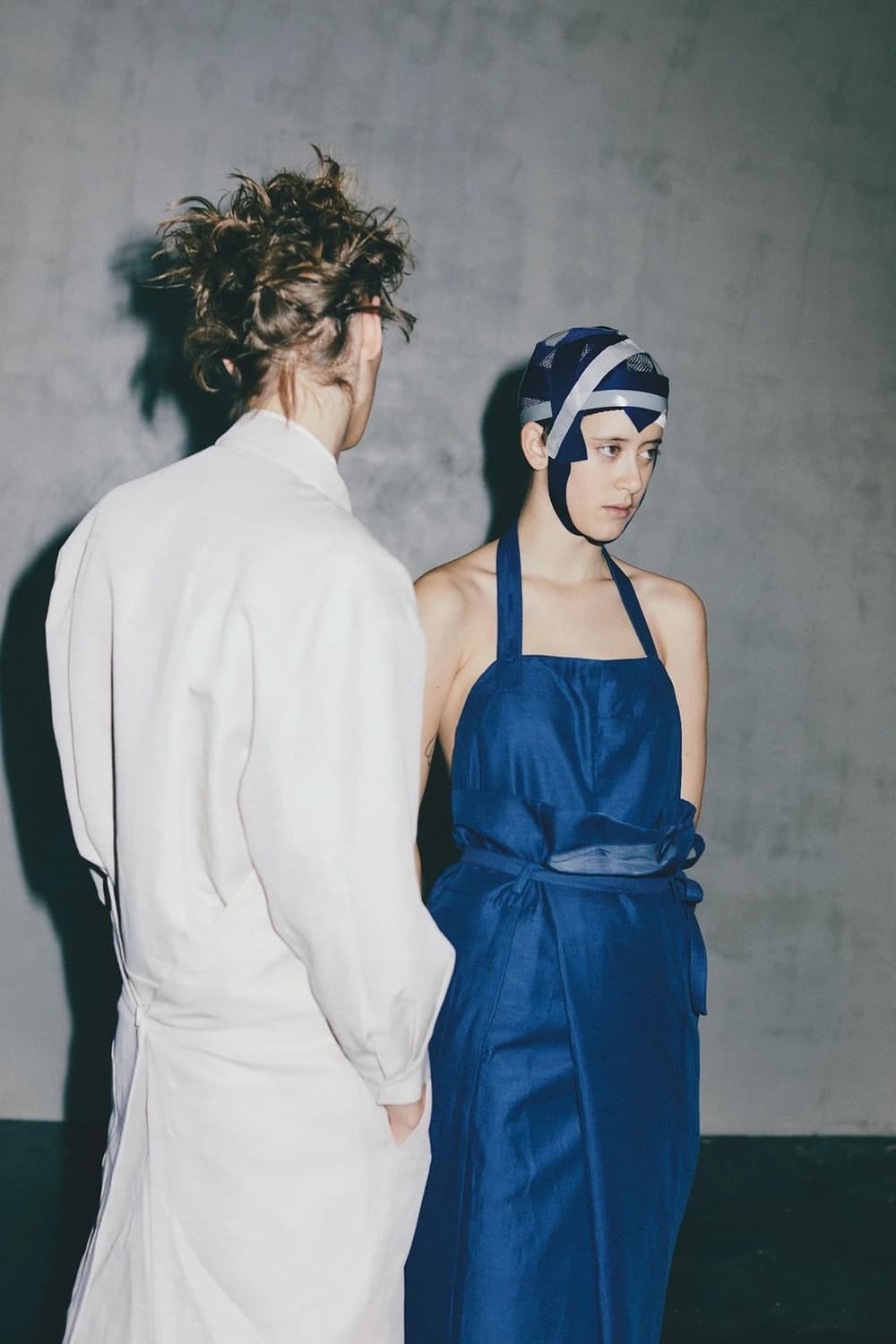 MAISON EUREKA #303 Sarong Apron(black) 상품이미지4