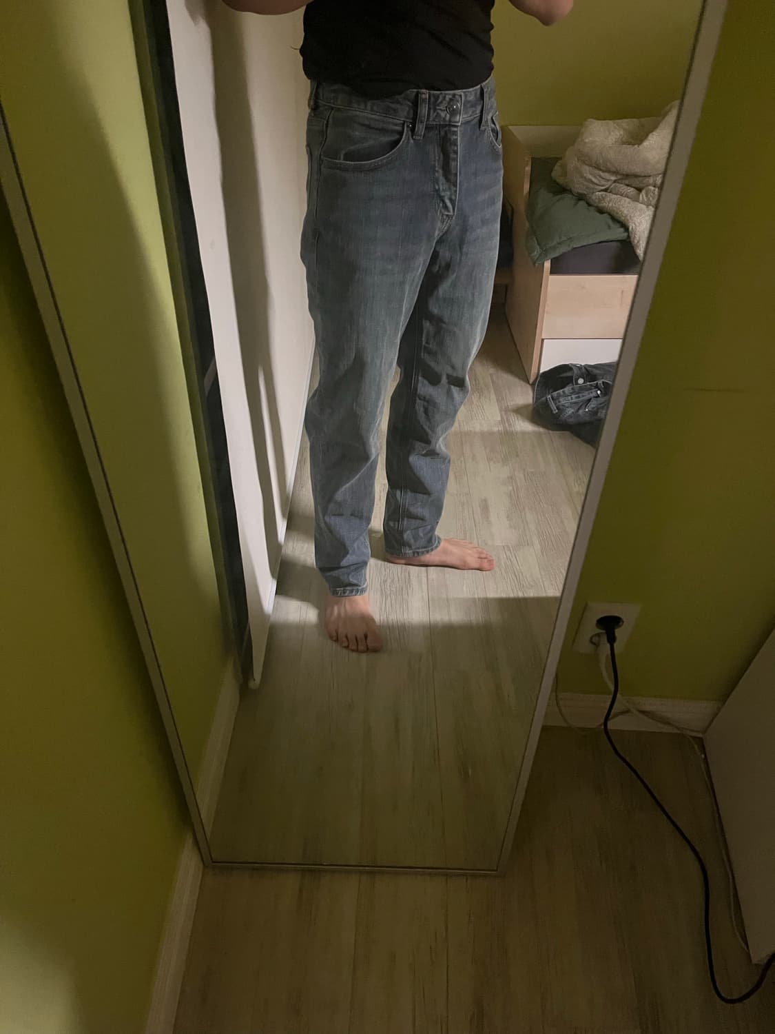 스파오 스트레이트핏 청바지 상품이미지2