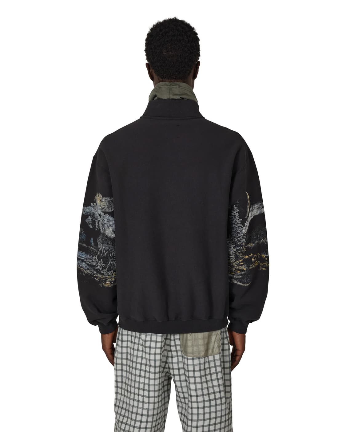 [M,L,XL]로아 하이킹 26ss FAI 하프 집 스웨트 셔츠 상품이미지3