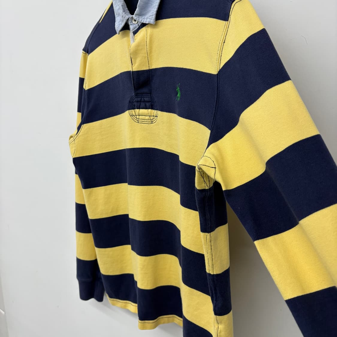 폴로 랄프로렌 스트라이프 럭비 셔츠 긴팔 남M L 상품이미지4