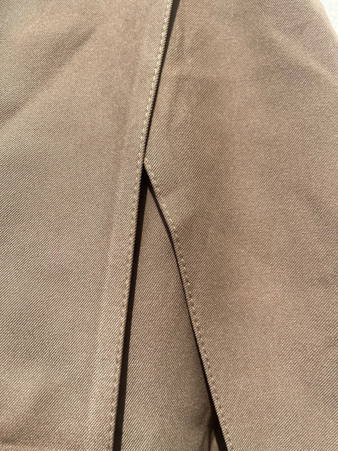 Brown Lap Skirt 브라운 랩 스커트 상품이미지2