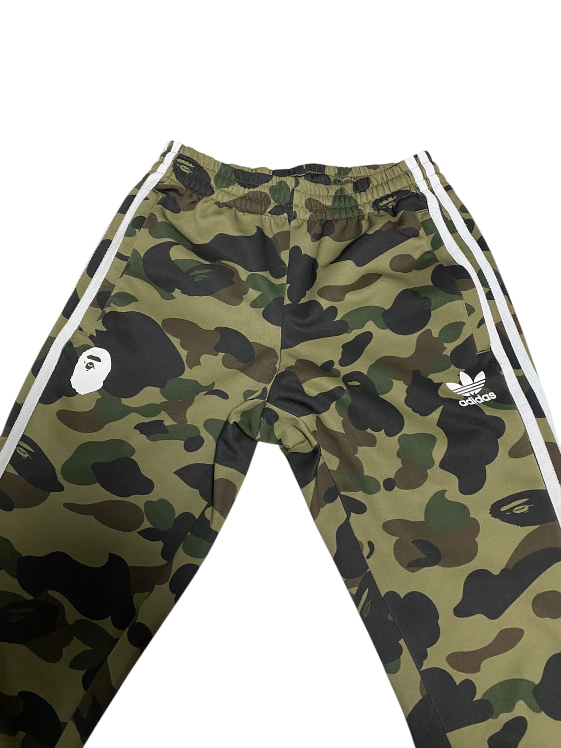 아디다스 x 베이프 녹계 카모 트랙 팬츠 S 상품이미지2