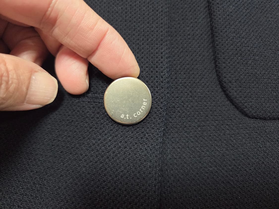 앳코너(at.corner) 트위드 V넥 2버튼 크롭자켓 55 상품이미지6