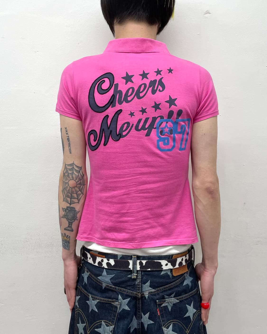 Retro pink pk t-shirt 상품이미지2