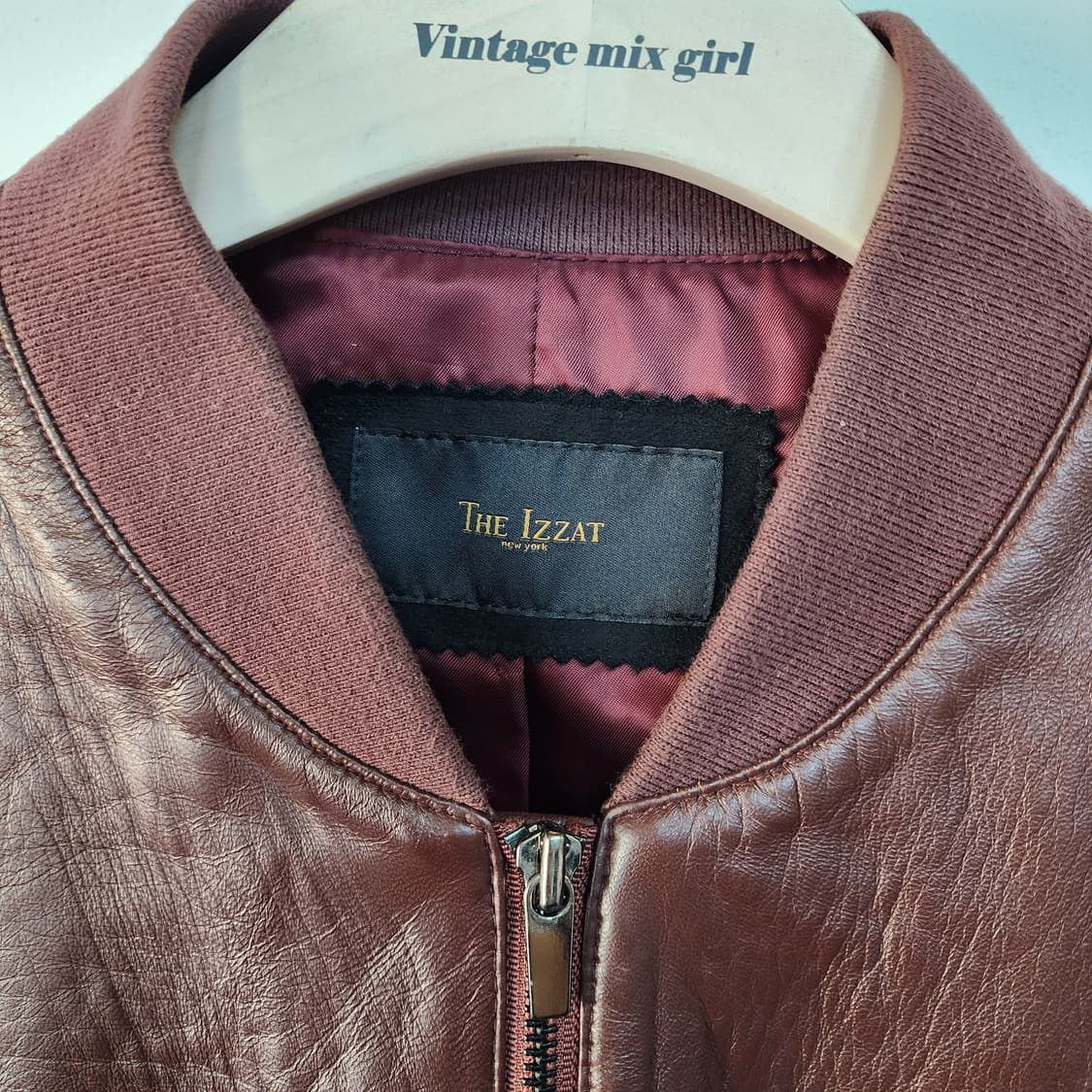 더 아이잗 양가죽 자켓 브라운 상품이미지2