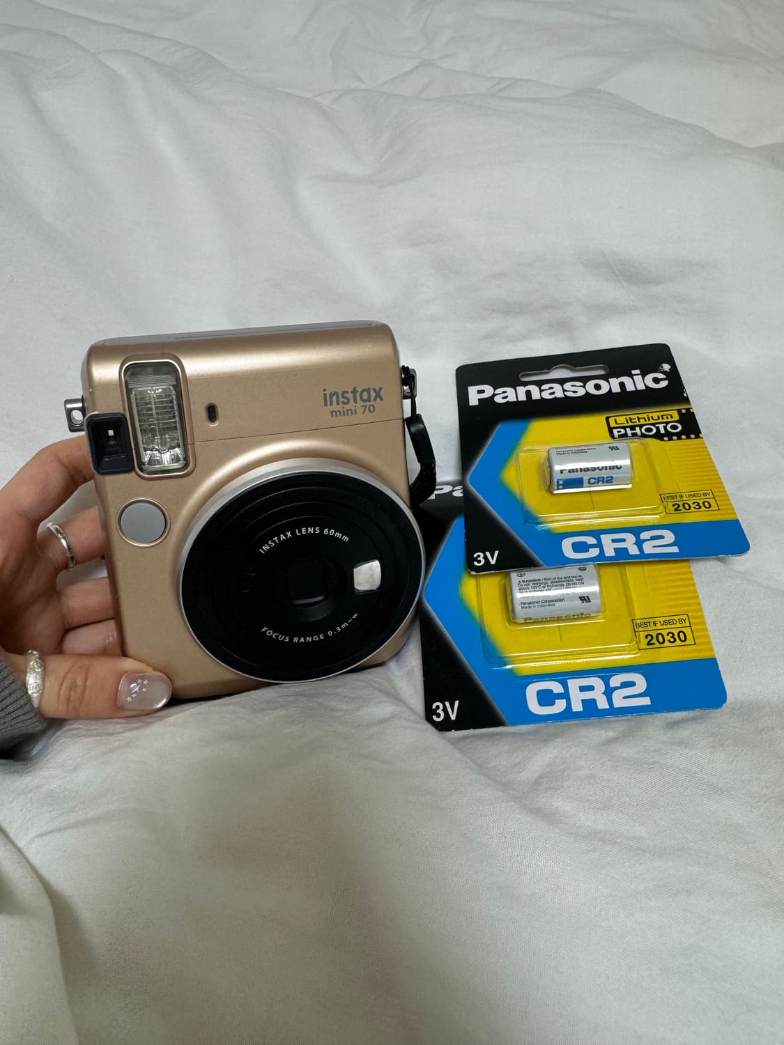 인스탁스 미니70 골드 (사용감 거의 없음) 새 건전지 함께 드릴게요 상품이미지6