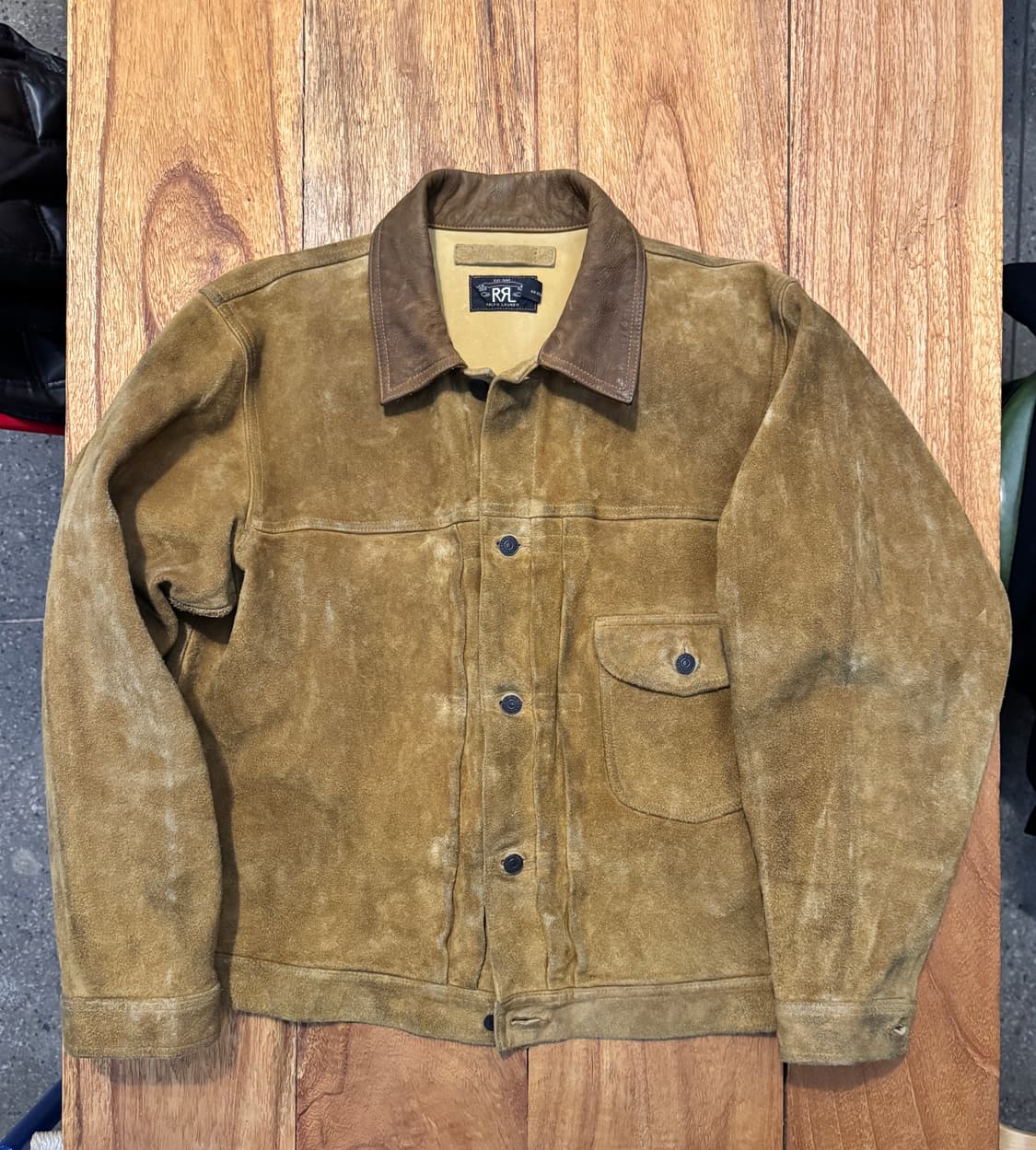 RRL 더블알엘 카우 레더 Davis 재킷 상품이미지3