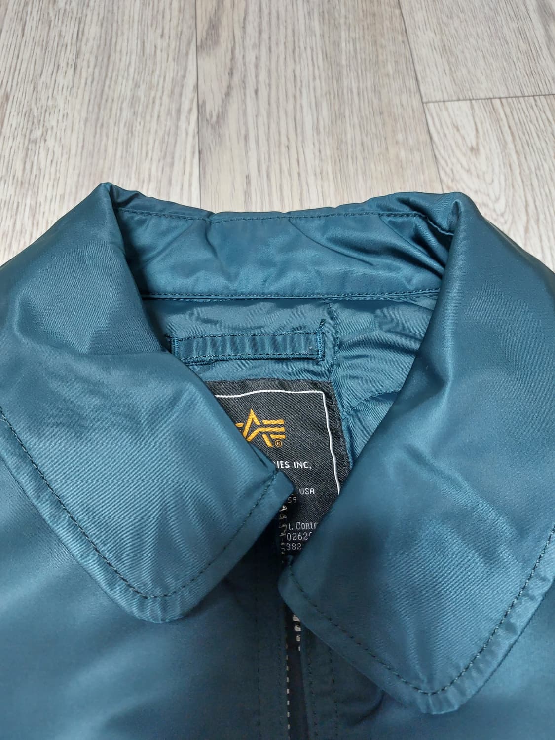 알파인더스트리 cwu-45 포스그린 청록색 ma-1 상품이미지2