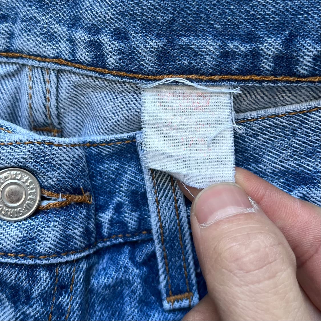 90s 리바이스517 리페어 부츠컷 (34“) 상품이미지5