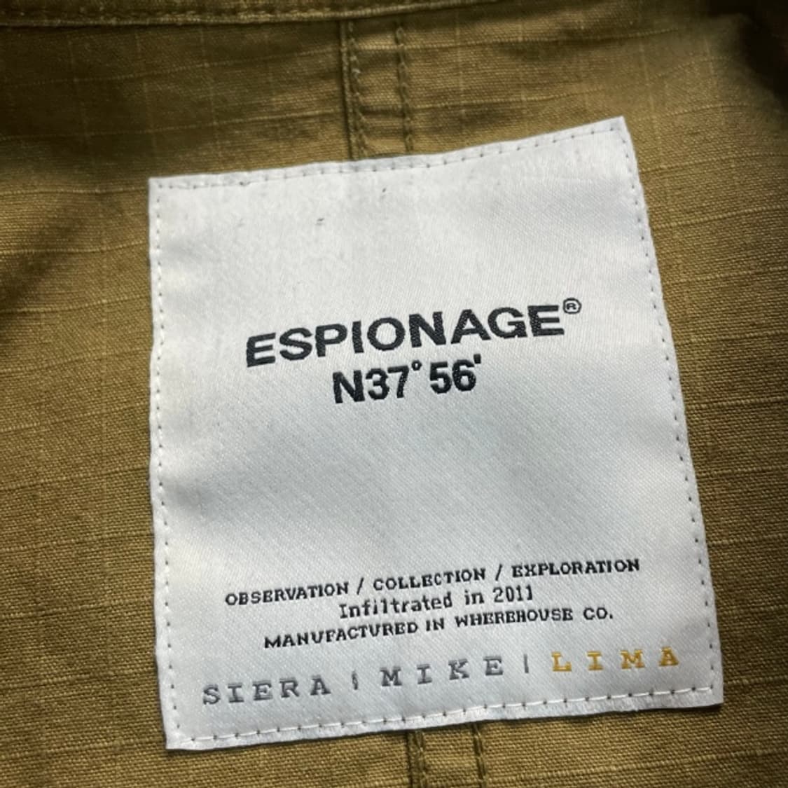 105 에스피오나지 엘튼 필드 자켓 상품이미지3