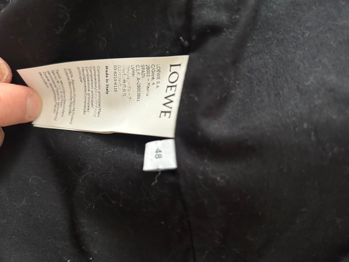 [48] 로에베 워크자켓 카키 상품이미지2