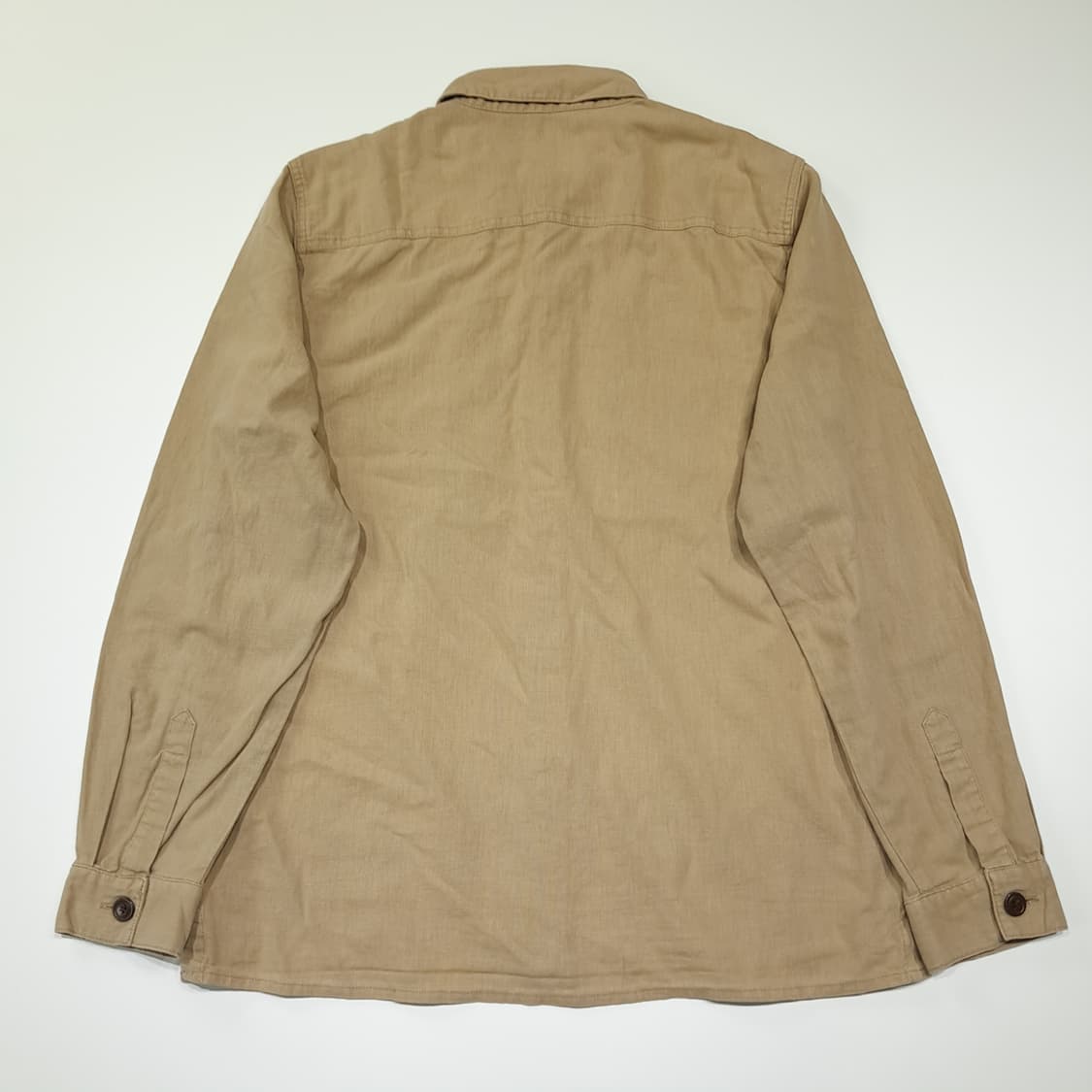 CK057 L 바버 린넨코튼 플리츠포켓 샌드브라운 셔츠 남방 상품이미지7