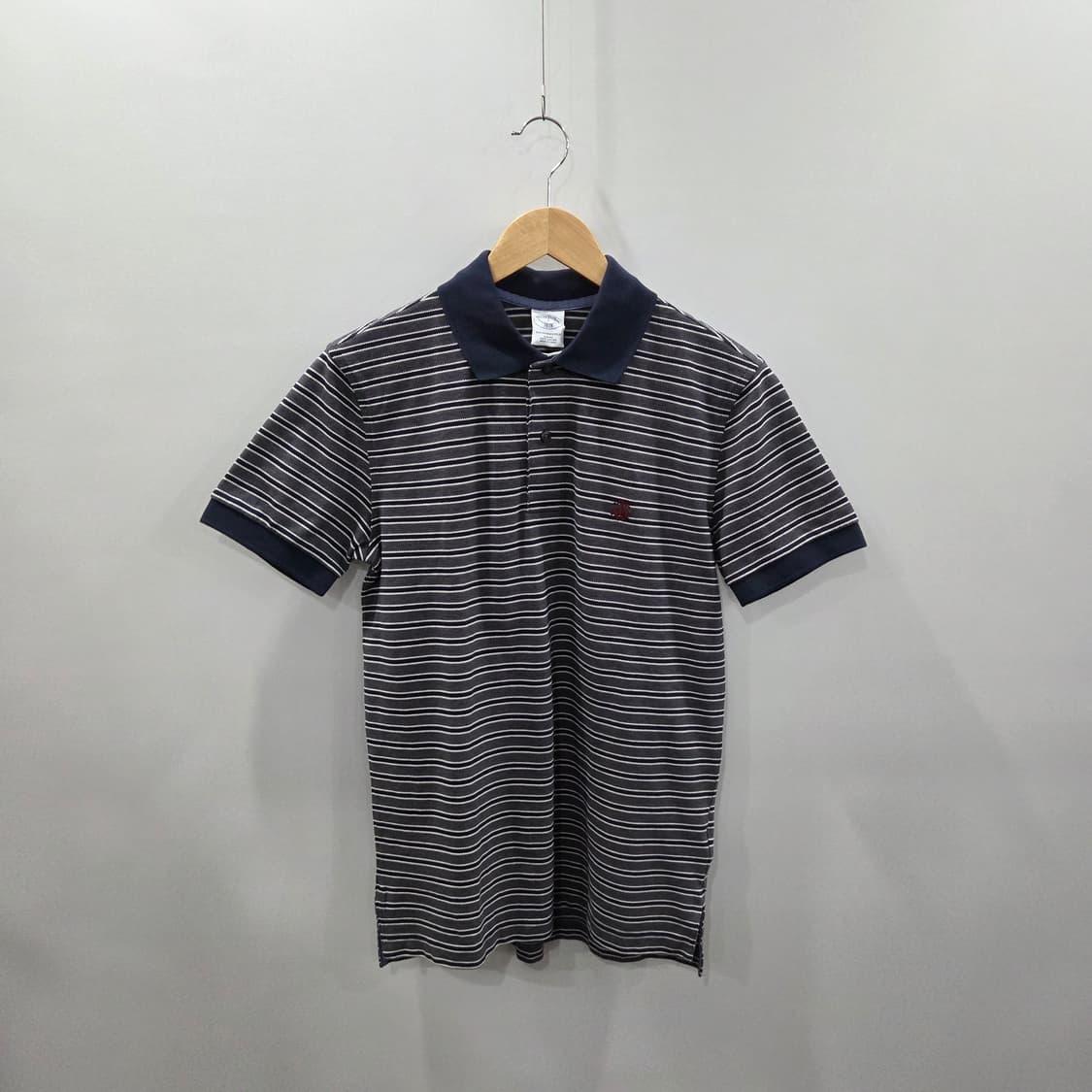 브룩스브라더스 피케 카라 스트라이프 반팔티 S  상품이미지1