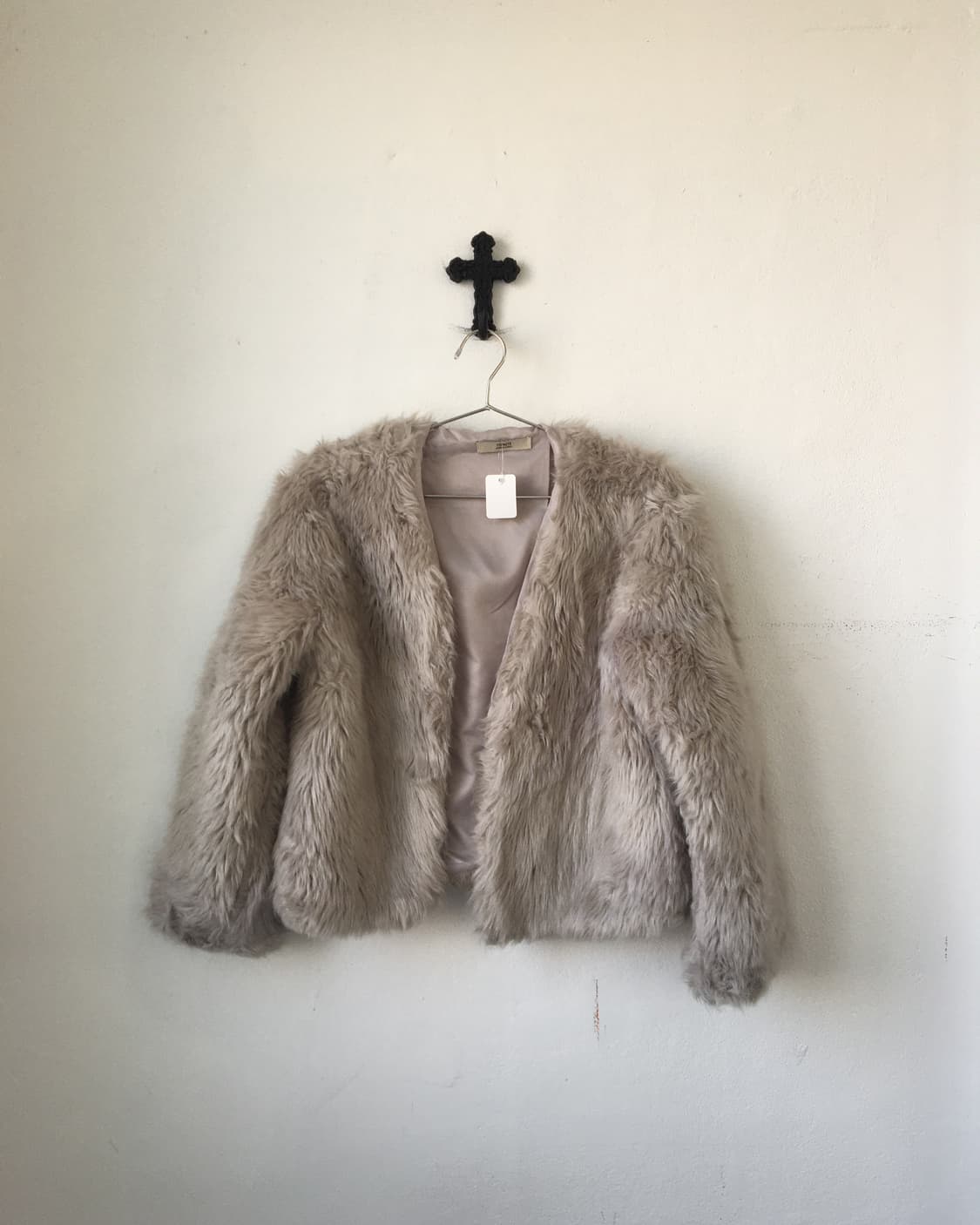 Fake fur open jacket 상품이미지2