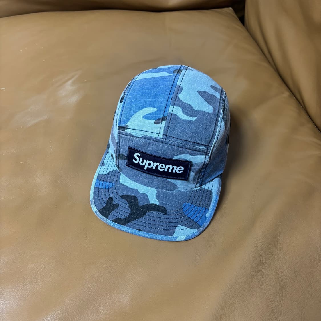 슈프림 캠프캡 모자 박스로고 밀리터리 카모 상품이미지1