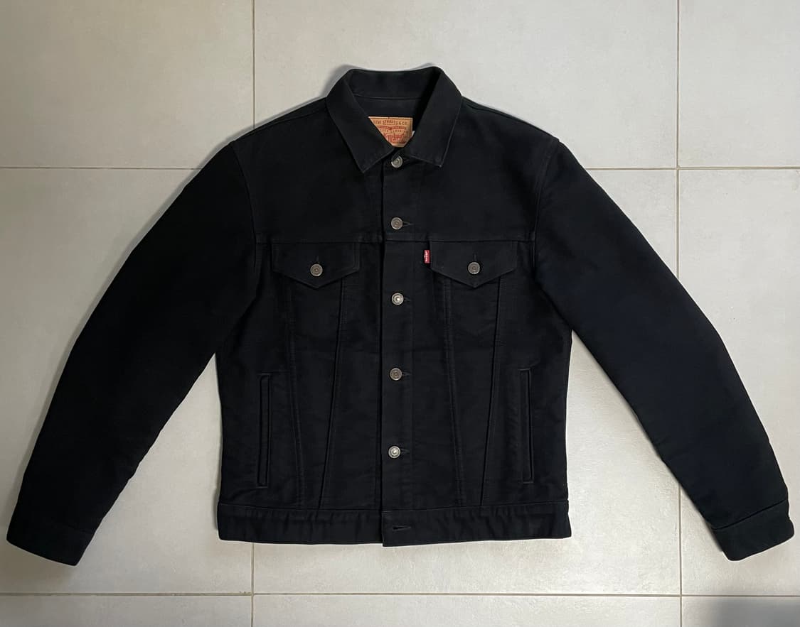 슈프림 x 리바이스 몰스킨 트러커 자켓 M 상품이미지1