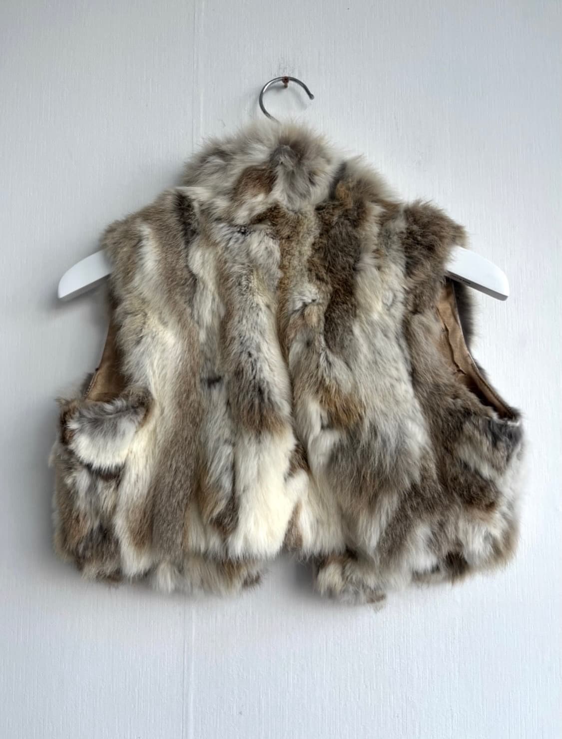 *SALE) Marzia 리얼 토끼퍼 패치워크 베스트 상품이미지4