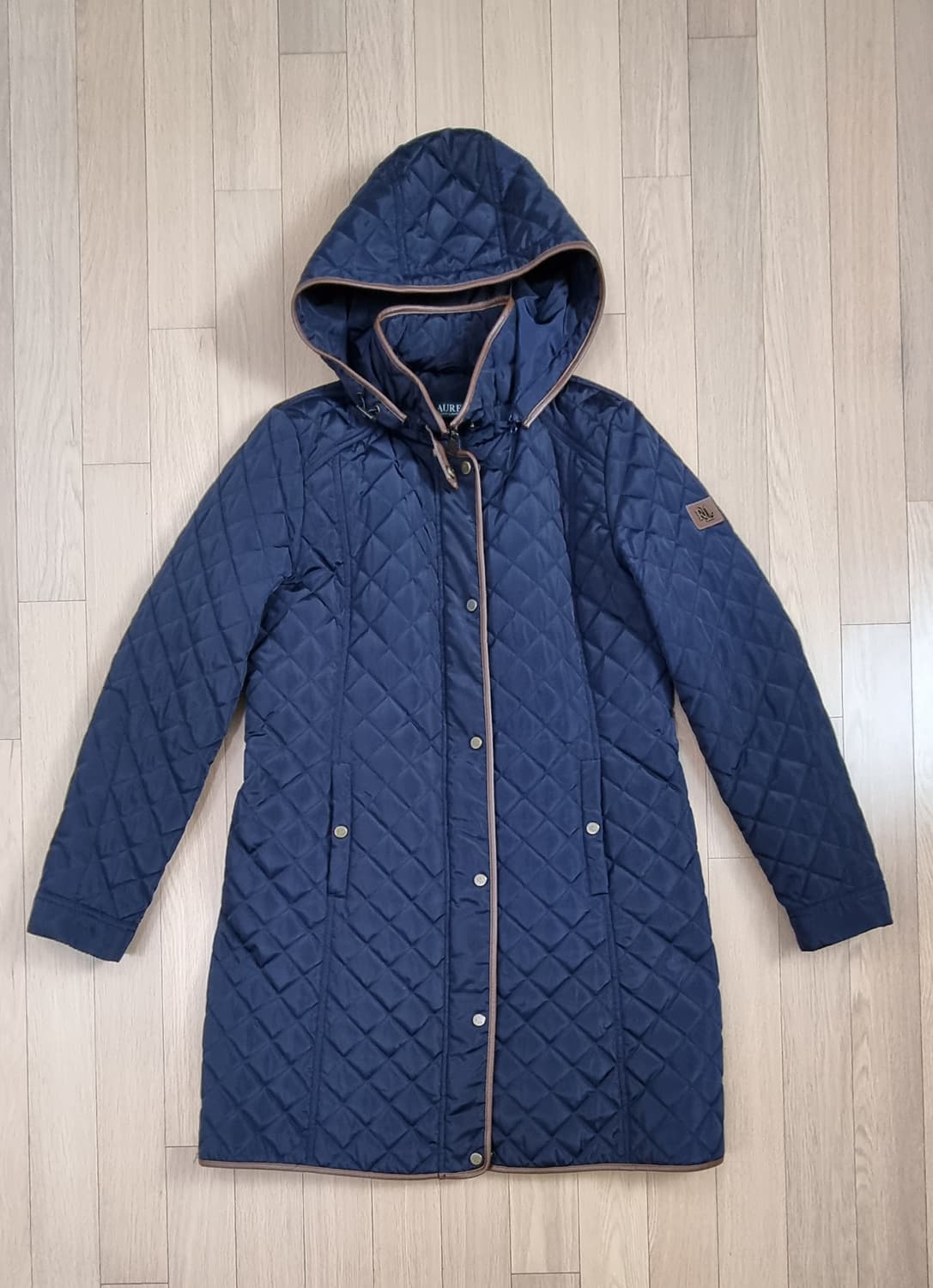 로렌 랄프로렌 후드 퀼팅 롱 자켓 S _ 여성 상품이미지2